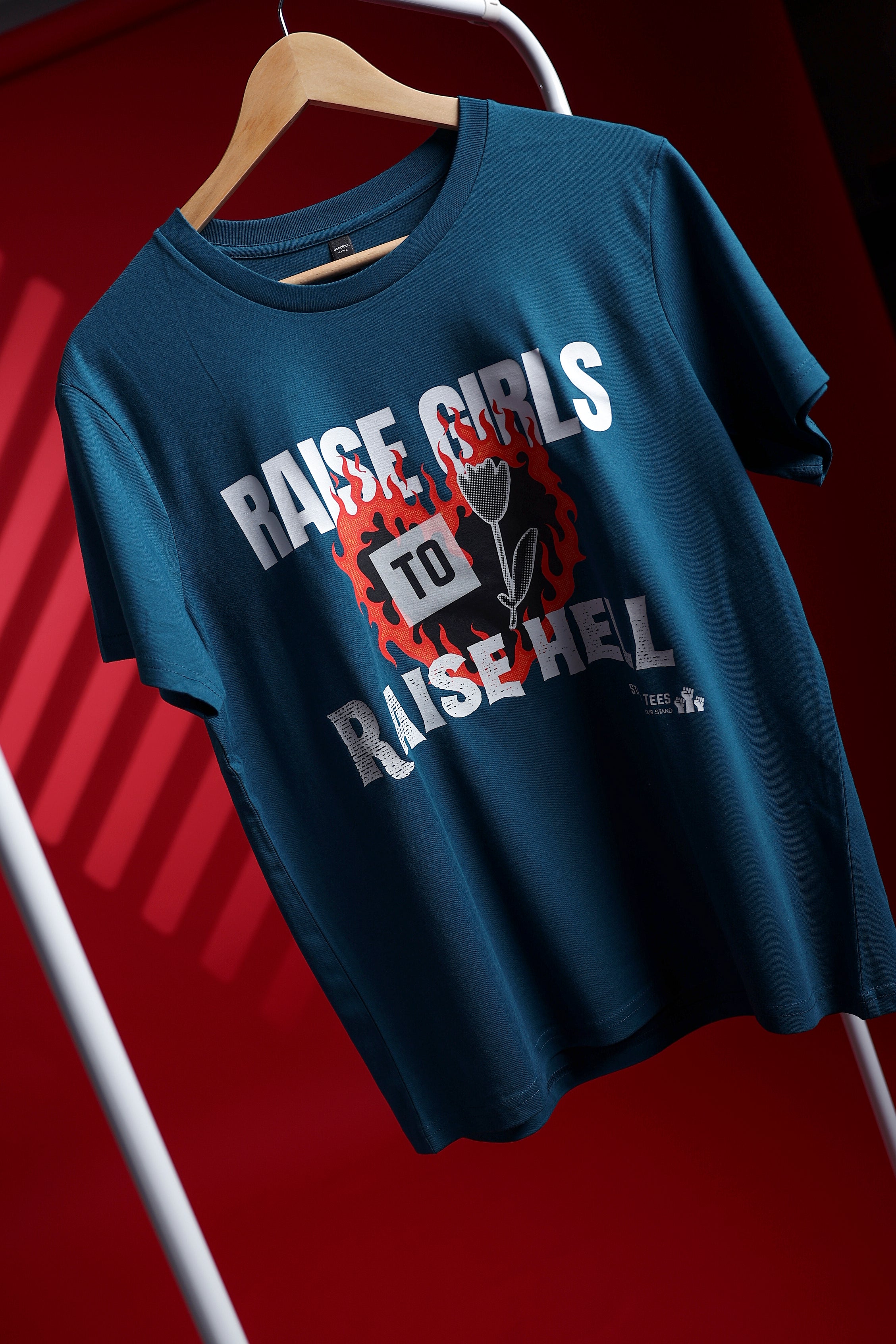 "Raise Girls to Raise Hell" | StandUp Tees