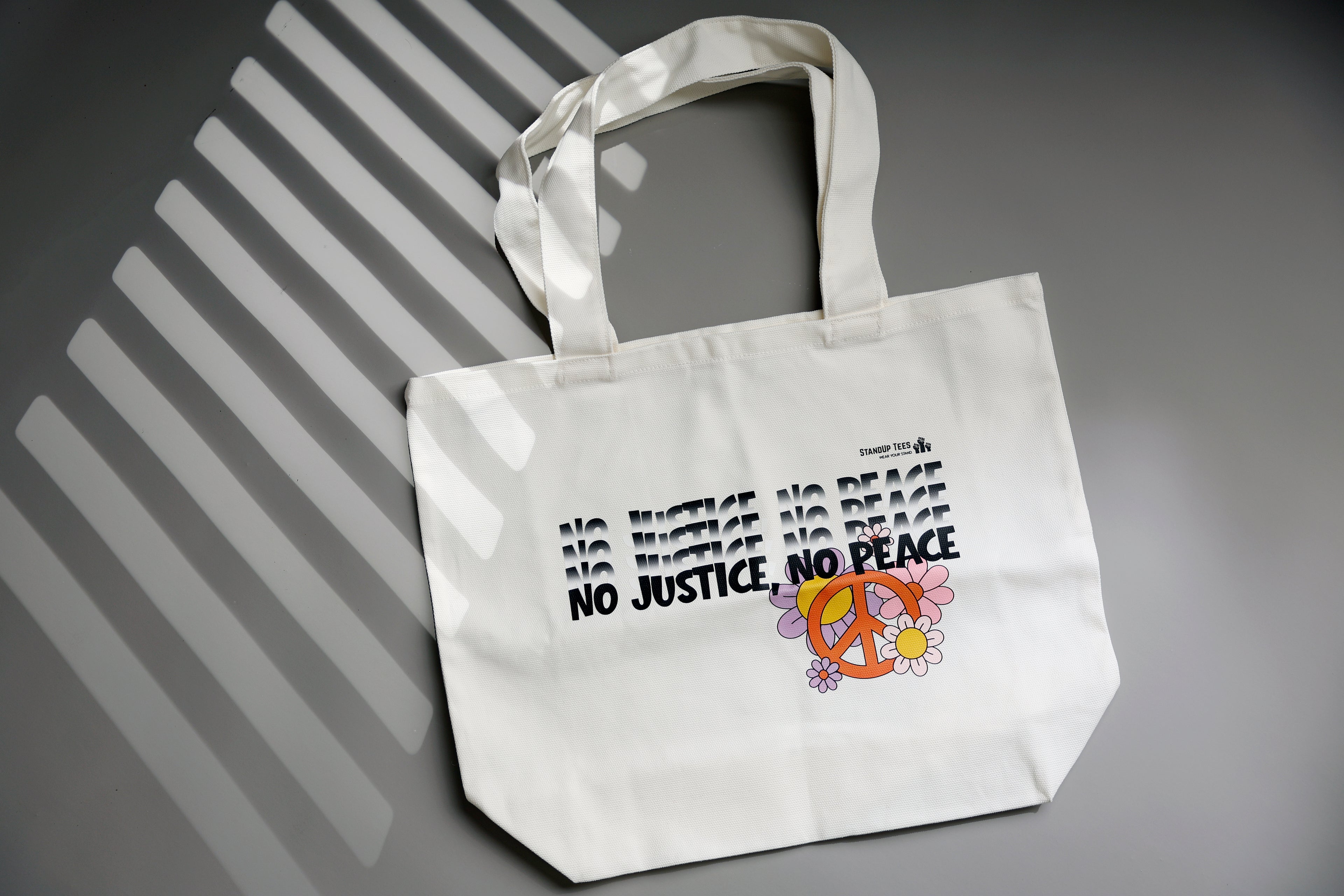 No Justice, No Peace Tote | StandUp Tees