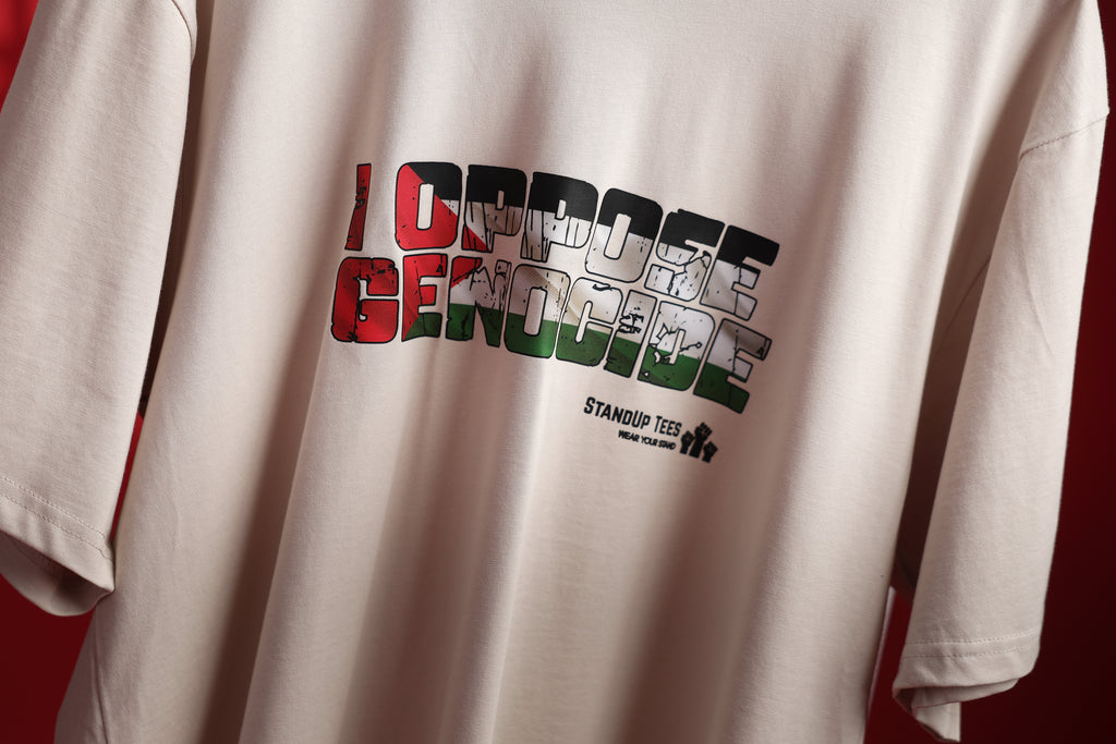 "I Oppose Genocide" Tee | StandUp Tees