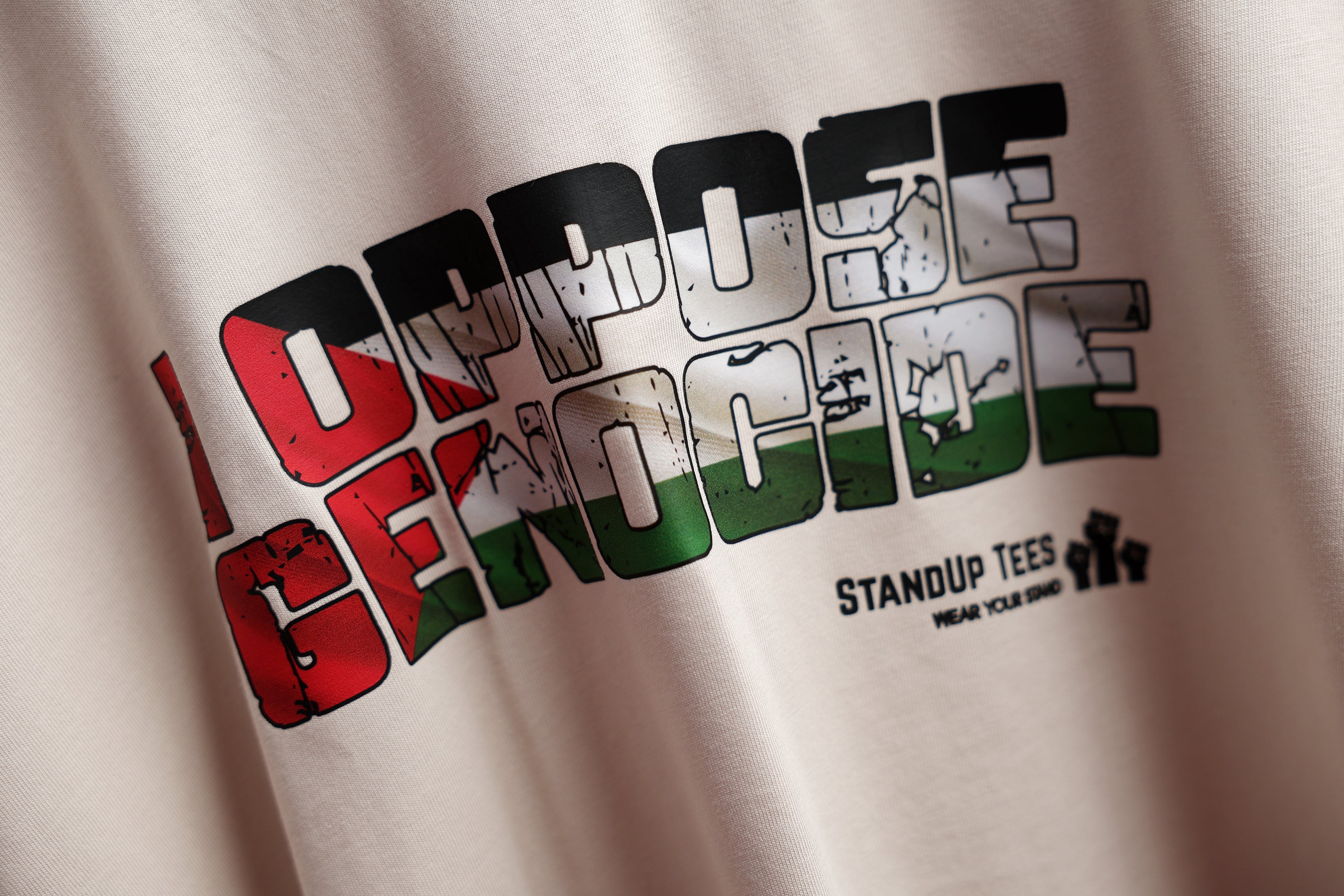 "I Oppose Genocide" Tee | StandUp Tees